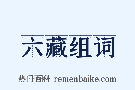 六藏组词是什么意思的图片